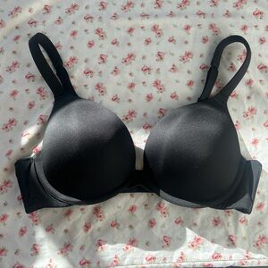 Lane Bryant Cacique Black Push Up Bra • 38C